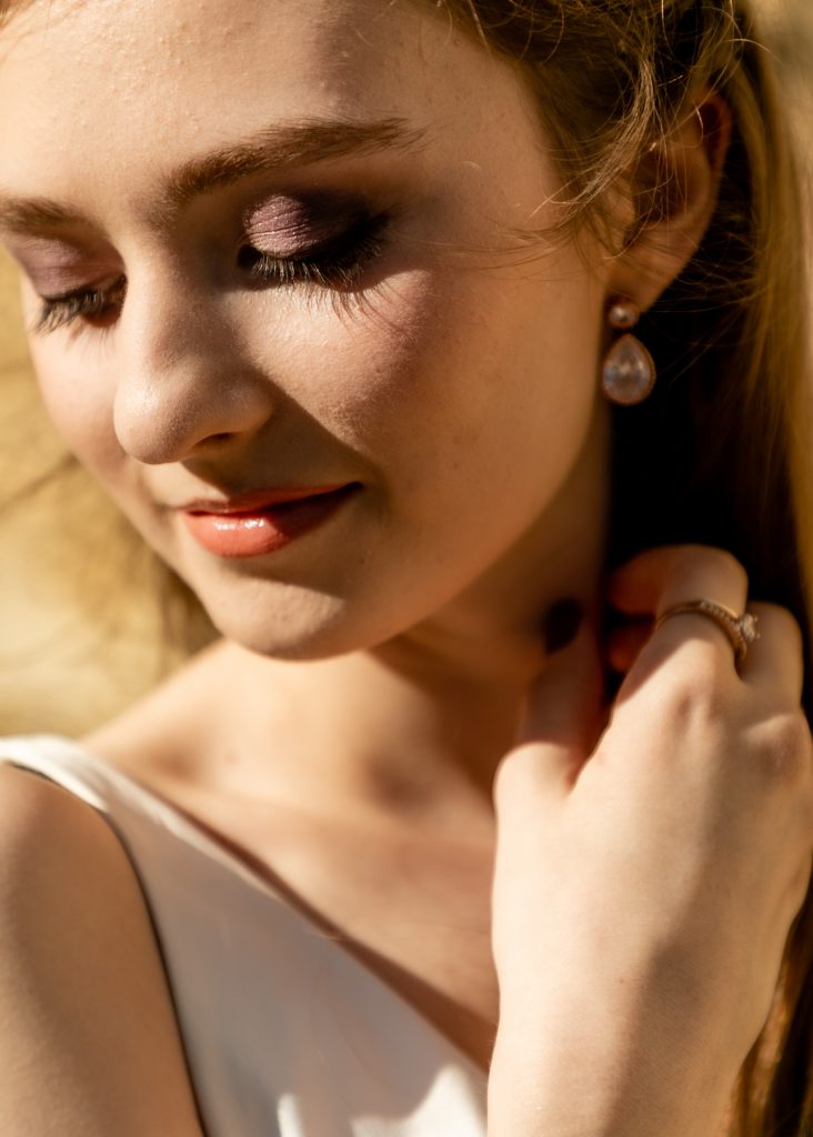 Close up Bridal Makeup